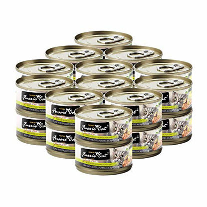 Picture of Fussie Cat Premium Tuna with Mussels in Aspic Grain-Free Wet Cat Food 2.82oz, case of 24