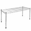 Picture of Simple Deluxe Heavy Duty 1-Shelf Shelving, Adjustable Storage Units, Steel Organizer Wire Rack, 30" W x 14" D x 15" H, Chrome