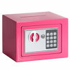 Picture of Jssmst Small Safe Box, 0.17CF Mini Safe Kids Safe Box for Home Office, Personal Safe Lock Box with Electronic Keypad, Money Safe Box, 9.06 x 6.69 x 6.69 inch, SM-SF027, Pink