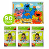 Picture of Sesame Street Table Topper Disposable Stick-on Placemats in Reusable Package, Gender Neutral, 12" x 18", 90 Count