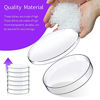 Picture of 60 Pack Sterile Plastic Petri Dishes with Lid, 90mm Dia x 15mm Deep (90MM-60PACK)