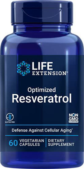 Picture of Life Extension Optimized Resveratrol, 60 Vegetarian Capsules