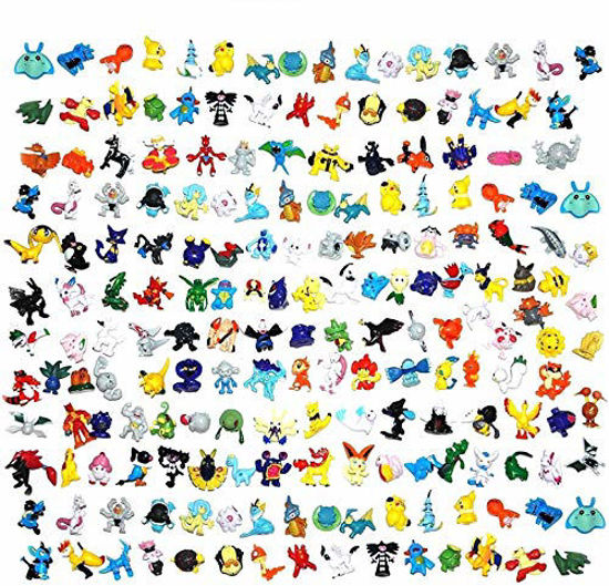 Picture of Youxie 144pcs 2-3CM Collectable Poke Mini Action Figures mon Heroic Figure Combination