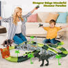 Picture of Dinosaur Toys for 2 3 4 5 6 7 8+ Year Old Boys Girls Kids,Dinosaur Tracks Race Car Toys for Kids Age 3-5, Create A Dinosaur World Road Race with Flexible Tracks Playset for Christmas Birthday Gifts