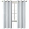 Picture of BGment Blackout Curtains for Bedroom - Grommet Thermal Insulated Room Darkening Curtains for Living Room, Set of 2 Panels (42 x 72 Inch, Greyish White)