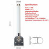 Picture of XRDS-RF 4G LTE Antenna 6dBi Omni-Directional Outdoor Fixed Mount Antenna with N Female Connector for Router, Modem, Radio, Signal Amplifier (698-2700MHz)