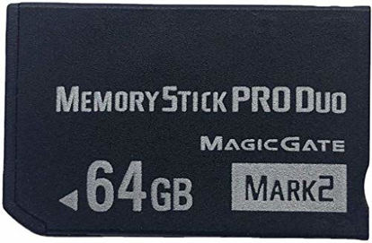 Picture of JUZHUO Original 64GB High Speed Memory Stick Pro Duo(Mark2) PSP Accessories/Camera Memory Card.