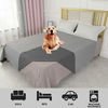 Picture of Tuffeel Waterproof Dog Bed Cover Pet Blanket for Furniture Bed Couch Sofa Reversible (68x82 Inches, Light Grey+Dark Grey)