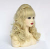 Picture of Rugelyss Long Wavy Blonde Wig with Bang Big Bouffant Beehive Wigs for Women fits 80s Costume or Halloween Party