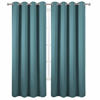 Picture of LEMOMO Sea Teal Thermal Blackout Curtains/52 x 108 Inch/Set of 2 Panels Room Darkening Curtains for Bedroom