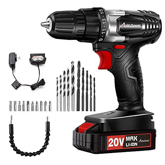 Avid power best sale 20v cordless drill