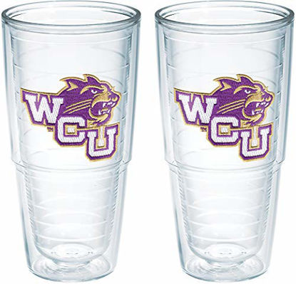 Picture of Tervis Western Carolina University Emblem Tumbler, Set of 2, 24 oz, Clear -