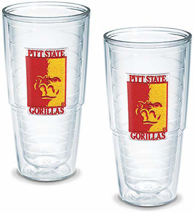 Picture of Tervis Pittsburg State University Gorillas Made in USA Double Walled Insulated Tumbler, 24-Ounce, Set of 2