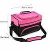 Picture of BOOFIRE Professional Cosmetics Beauty Hairdressing Styling Bag, Multi-functional Hair Makeup Salon Hairdresser Toiletry Organizer Tool Bag Case Holder Box with Strap for Hair Stylist Shoulder Carrying