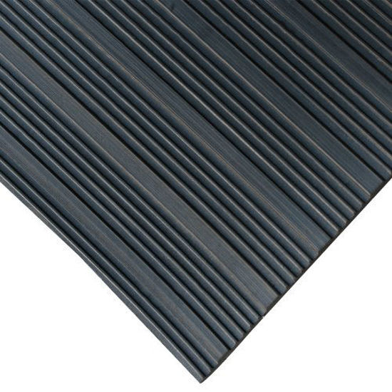 Getuscart Rubber Calcomposite Rib Corrugated Rubber Floor Mats 18 Thick X 4ft X 25ft 2146