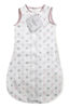 Picture of SwaddleDesigns Microfleece Sleeping Sack, Pastel Pink and Sterling Dots, 12-18 Months, Wearable Blanket with 2-Way Zipper