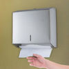 Picture of Alpine Industries C-Fold / Multifold Paper Towel Dispenser - Brushed Stainless Steel (290 C Folds/ 380 Multi-Fold)