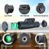 Picture of Qisebin Monocular Telescope,12 x 50 High Definition Monocular withwith BAK4 Prism for Wildlife Bird Watching Hunting Camping Travelling Wildlife Secenery