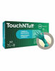 Picture of Ansell TouchNTuff 92-600 Nitrile Lightweight Glove with Beaded Cuff, Chemical/Splash resistance, Powder Free, 4.7mil Thickness, 240mm Length, Size 7, Green (Box of 100)