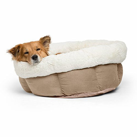 Picture of Best Friends by Sheri Cuddle Cup Ilan Cozy Microfiber Cat and Dog Bed in Jumbo Wheat