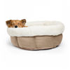 Picture of Best Friends by Sheri Cuddle Cup Ilan Cozy Microfiber Cat and Dog Bed in Jumbo Wheat