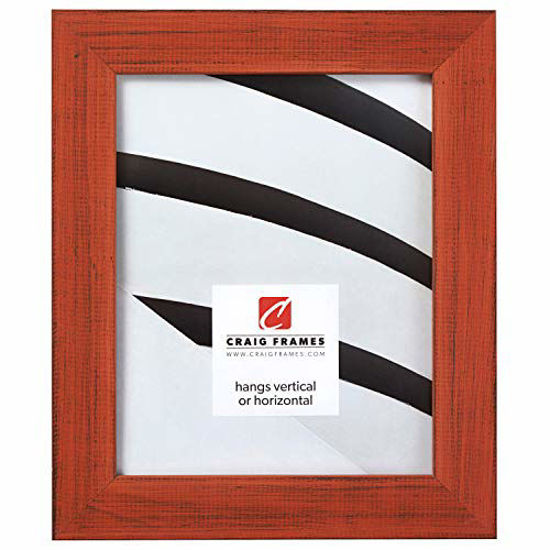 Picture of Craig Frames Jasper Picture Frame, 12 x 12 Inch, Country Bourbon Orange