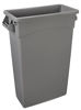 Picture of AmazonCommercial 23 Gallon Commercial Slim Trash Can, Grey, 1-pack