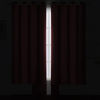 Picture of LEMOMO Dark Red Thermal Blackout Curtains/52 x 95 Inch/Set of 2 Panels Room Darkening Curtains for Bedroom