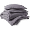 Picture of Bare Home Sandwashed Duvet Cover Full Size - Premium 1800 Collection Duvet Set - Cooling Duvet Cover - Super Soft Duvet Covers (Full, Sandwashed Dusty Purple)