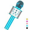 Picture of Niskite Fun Toys for 4-15 Year Old Girls, Handheld Karaoke Microphone for Kids Age 7-14,Birthday Gifts for 8 9 10 11 Years Old Boys Girls Blue