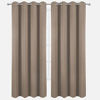 Picture of LEMOMO Cappuccino Thermal Blackout Curtains/52 x 95 Inch/Set of 2 Panels Room Darkening Curtains for Bedroom