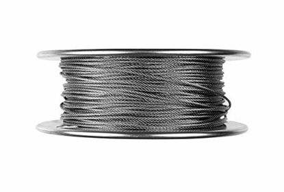 Picture of Laureola 1/16" Galvanized Steel Aircraft Wire Rope 7x7-250ft, 500ft, 1000ft (500 ft)