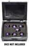 Picture of Forged Dice Co. Deluxe Dragon Dice Storage Box with Custom Foam Insert - Holds up to 6 Sets of Polyhedral Dice or 42 Individual Dice - Treasure Chest for Dungeons and Dragons Dice - Great DND Gifts