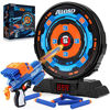 Picture of JELOSO Shooting Game Toy for 5 6 7 8 9 10 11+ Years Old Kids Boys, Electronic Digital Shooting Targets with Foam Dart Toy Gun & 20 Foam Bullets - Compatible with Nerf Toy Foam Blasters