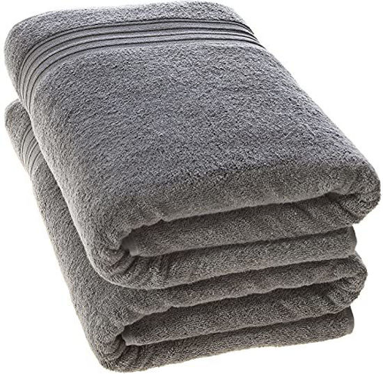 American Soft Linen Turkish Cotton, Large Jumbo Bath Towel 35x70 Premium & Luxury Towels for Bathroom, Maximum Softness & Absorbent Bath Sheet