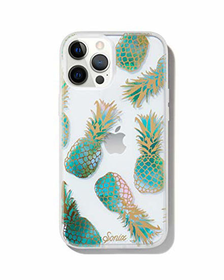 Picture of Sonix Liana Teal Case for iPhone 12ProMax [10ft Drop Tested] Protective Cute Pineapple Clear Cover for Apple iPhone 12 Pro Max