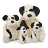 Picture of Jellycat Bashful Black & Cream Puppy Stuffed Animal, Large, 15 inches