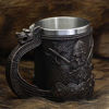 Picture of Viking Ship Draon Drakkar Tankard Mug Nordic Beer Cup Large Size Viking beer stein