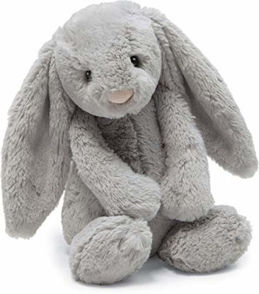 Picture of Jellycat Bashful Grey Bunny Stuffed Animal, Large, 15 inches