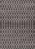 Picture of JONATHAN Y Ourika Moroccan Geometric Textured Weave Indoor/Outdoor Black/Gray 3 ft. x 5 ft. Area Rug, Bohemian,EasyCleaning,HighTraffic,LivingRoom,Backyard, Non Shedding