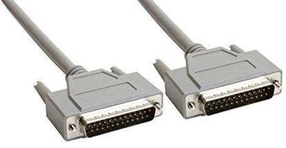 Picture of Amphenol CS-DSPMDB25MM-025 25-Pin DB25 Premium D-Sub Cable, Shielded, Male/Male, 25', Gray