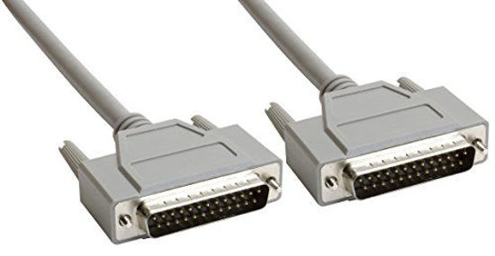 Picture of Amphenol CS-DSPMDB25MM-025 25-Pin DB25 Premium D-Sub Cable, Shielded, Male/Male, 25', Gray