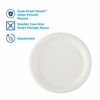 Picture of Dixie Ultra 7" Medium-Weight Paper Plate by GP PRO (Georgia-Pacific), White, UX7WH, 500 Count (125 Plates Per Pack, 4 Packs Per Case)