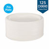 Picture of Dixie Ultra 7" Medium-Weight Paper Plate by GP PRO (Georgia-Pacific), White, UX7WH, 500 Count (125 Plates Per Pack, 4 Packs Per Case)