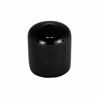 Picture of Prescott Plastics 1" Inch Round Vinyl Plug (50 Pack), Rubber Black End Cap for Metal Tubing, Fence and Auto Body, Glide Insert for Pipe Post, Chairs and Furniture legs