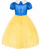 Picture of Funna Costume Princess Dress for Toddler Girls with Accessories, 8 Years Yellow