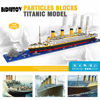 Picture of BIDIUTOY Titanic Ship Model Building Block Set, 3D Puzzle Sets DIY Educational Toys, Bricks Toy-with 1860Pcs Micro Mini Blocks, Ideal Gift for Kids & Adults