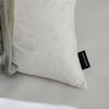 Picture of 14x24 Decorative Throw Pillow Inserts-Down Feather Pillow Inserts-Oblong-Cotton Fabric-Set of 2-White