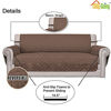 Picture of Easy-Going Sofa Slipcover Reversible Sofa Cover Water Resistant Couch Cover Furniture Protector with Elastic Straps for Pets Kids Children Dog Cat(Sofa, Brown/Brown)