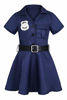 Picture of Getyothtop Girls Police Officer Costume Halloween Cosplay Costume (5-6 Years)